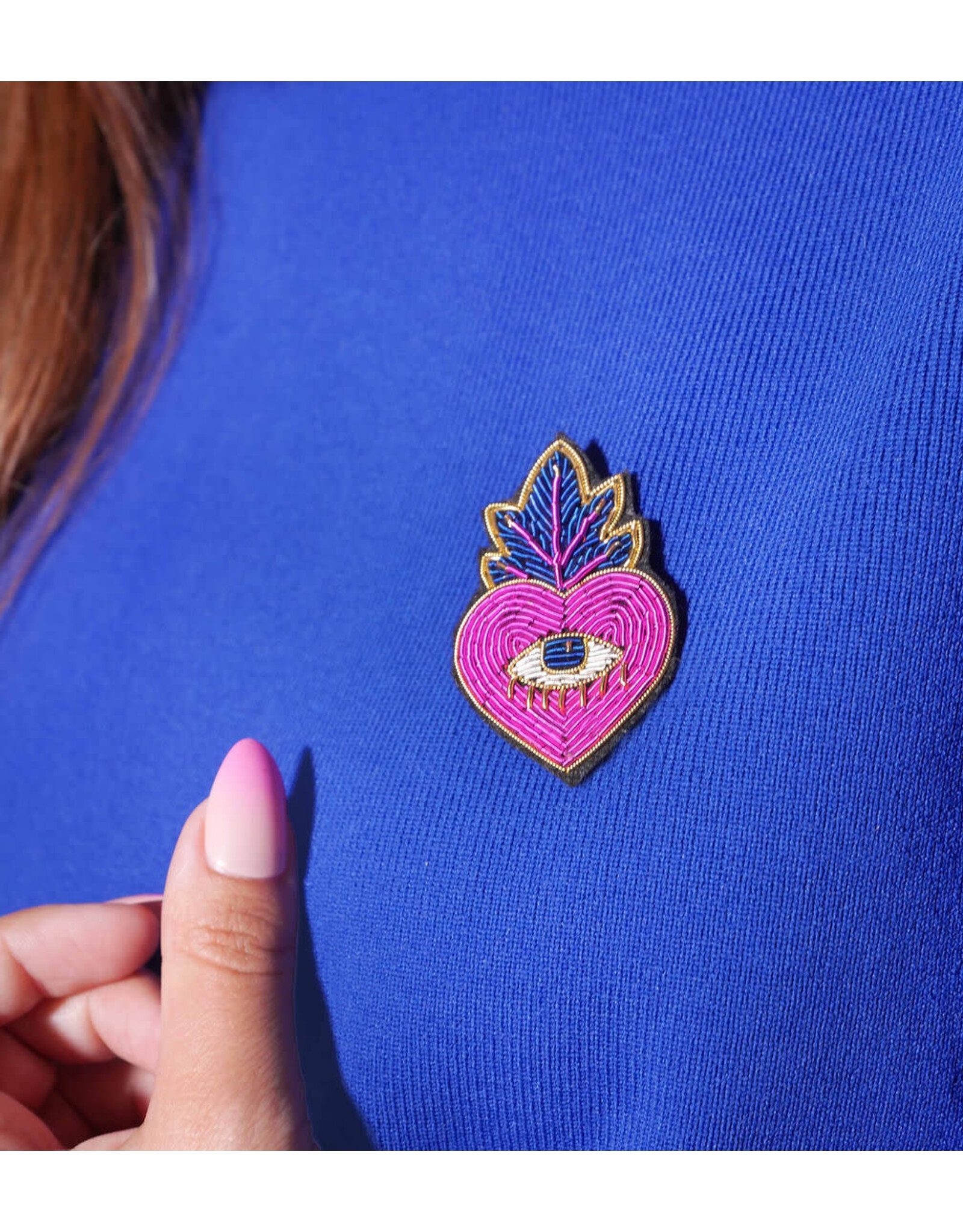 Malicieuse Broche - Ex Voto Pink