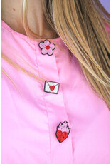 Malicieuse Broche - Hartje met Vlammen