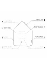 Zwitscherbox Zwitscherbox, Golden leaves - Geluiden: Merel - B 11 x H 14,5 x D 3,5 cm