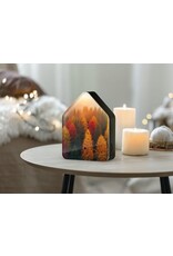 Zwitscherbox Zwitscherbox, Golden leaves - Geluiden: Merel - B 11 x H 14,5 x D 3,5 cm