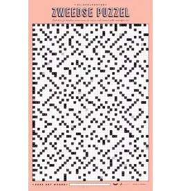 Stratier Spelposter XL - Zweedse Kruiswoordraadsel Nr.3