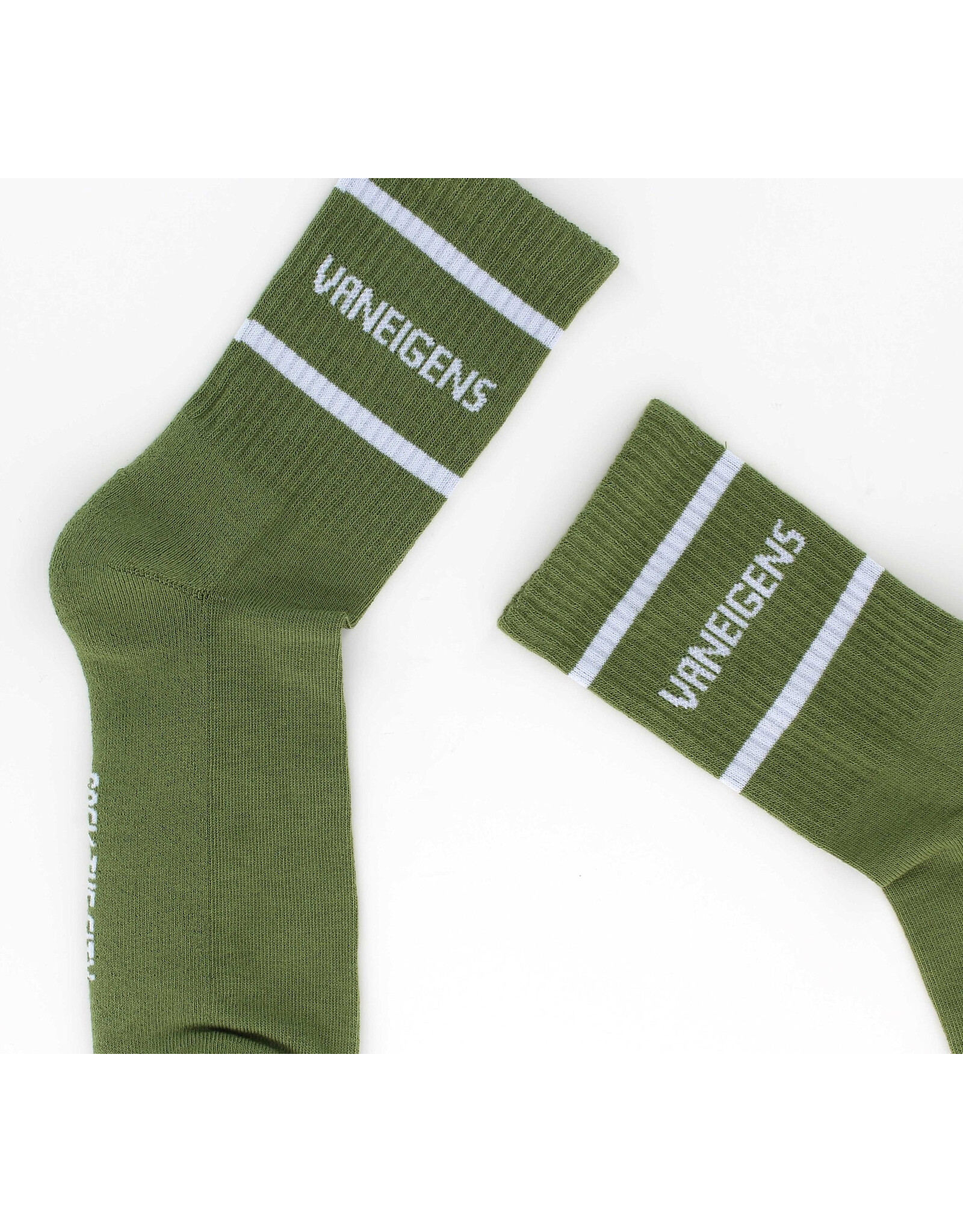 Sock The City Gentse sokken - Vaneigens, Khaki - Katoen - One size