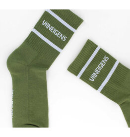 Sock The City Gentse sokken - Vaneigens, Khaki - Katoen - One size