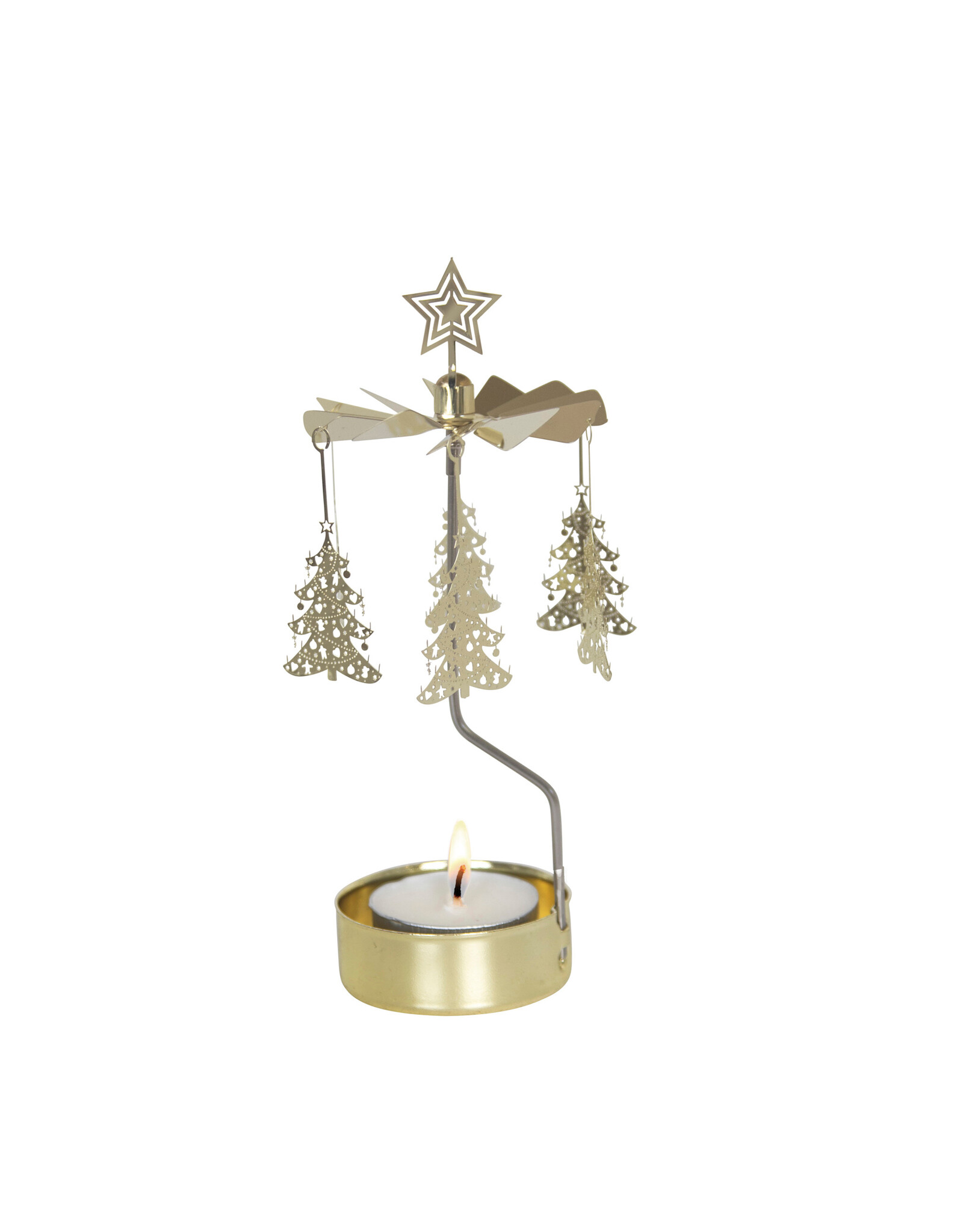 Pluto Theelicht Molentje - Kerstboom - Ø 6,5 x 16cm