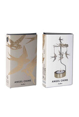 Pluto Theelicht Molentje - Zwaluw, Goud - Ø 6,5 x 16cm