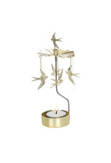 Pluto Theelicht Molentje - Zwaluw, Goud - Ø 6,5 x 16cm
