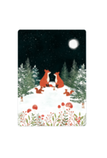 LemonBird Wenskaart - Twee vosjes - Postkaart + Envelop