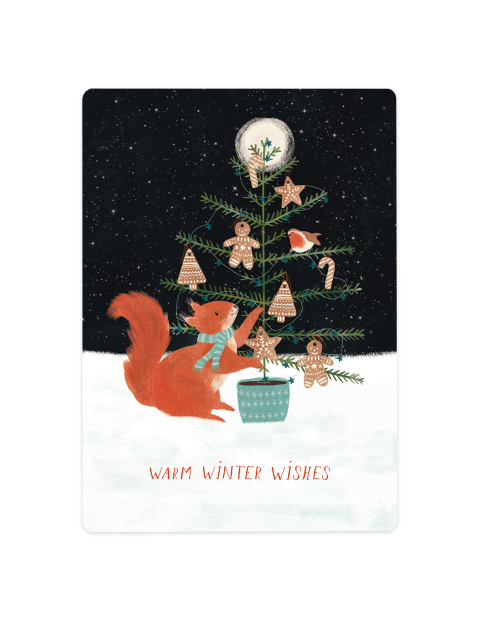 LemonBird Wenskaart - Eekhoorn - Postkaart + Envelop