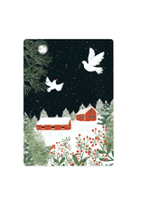 LemonBird Wenskaart - Witte Vredesduiven - Postkaart + Envelop