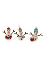 Gry & Sif Snowmen, Knitted Hat - set 3st - 6cm