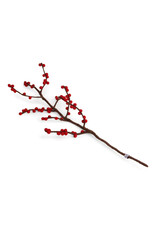 Gry & Sif Vilten Bloem - Branch Red Berries - 60cm