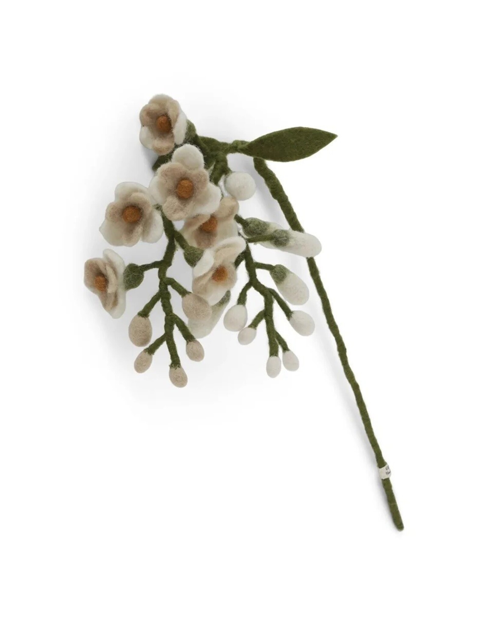 Gry & Sif Vilten Bloem - Wisteria Wit - 60cm