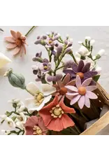 Gry & Sif Vilten Bloem - Wisteria Wit - 60cm