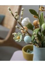 Gry & Sif Vilten Bloem - Eucalyptus - 50cm