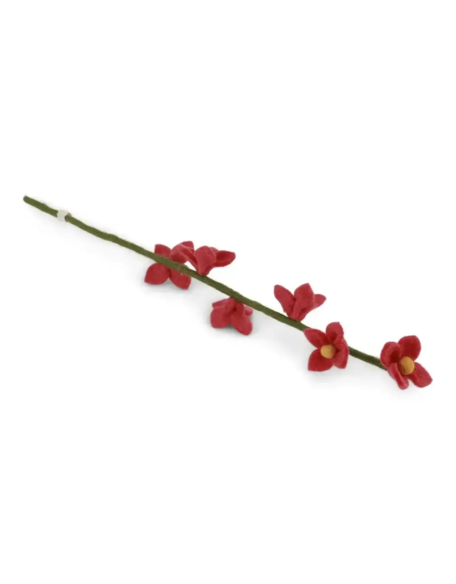 Gry & Sif Vilten Bloem - Flower on Stalk, Melon - 43cm