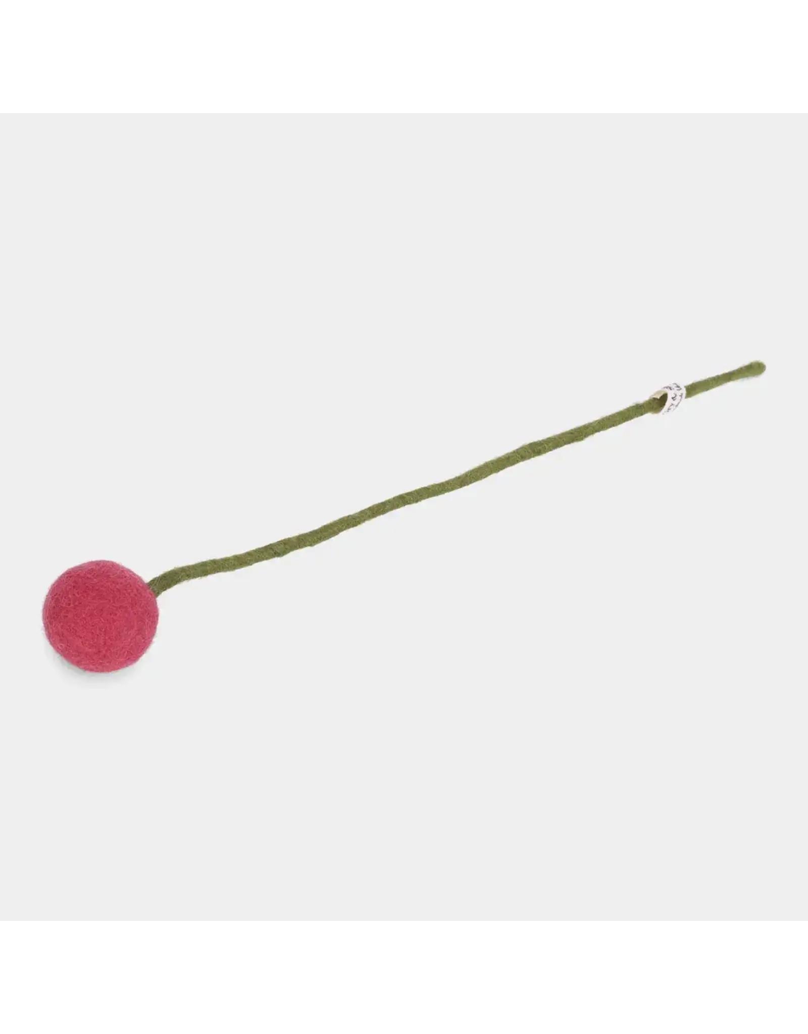 Gry & Sif Vilten Bloem - Bolletje, Melon - Ø 2x30cm