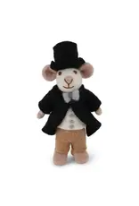 Gry & Sif Wit Muisje - Groom - 13cm