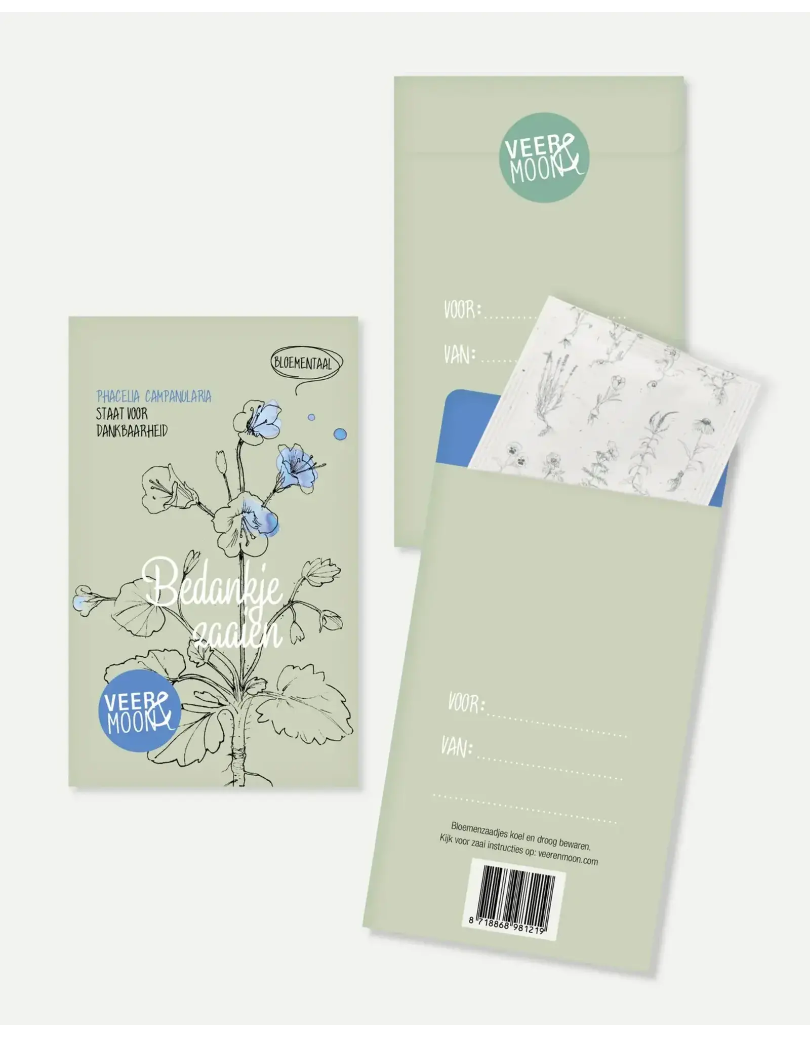 Veer&Moon Zadenzakje - Bedankje zaaien