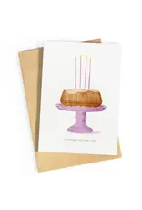 Studio Zwoane Wenskaart - Vandaag vieren we jou - Dubbele kaart + Envelop