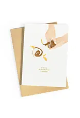 Studio Zwoane Wenskaart - Da schilt maar een jaartje! - Dubbele kaart + Envelop