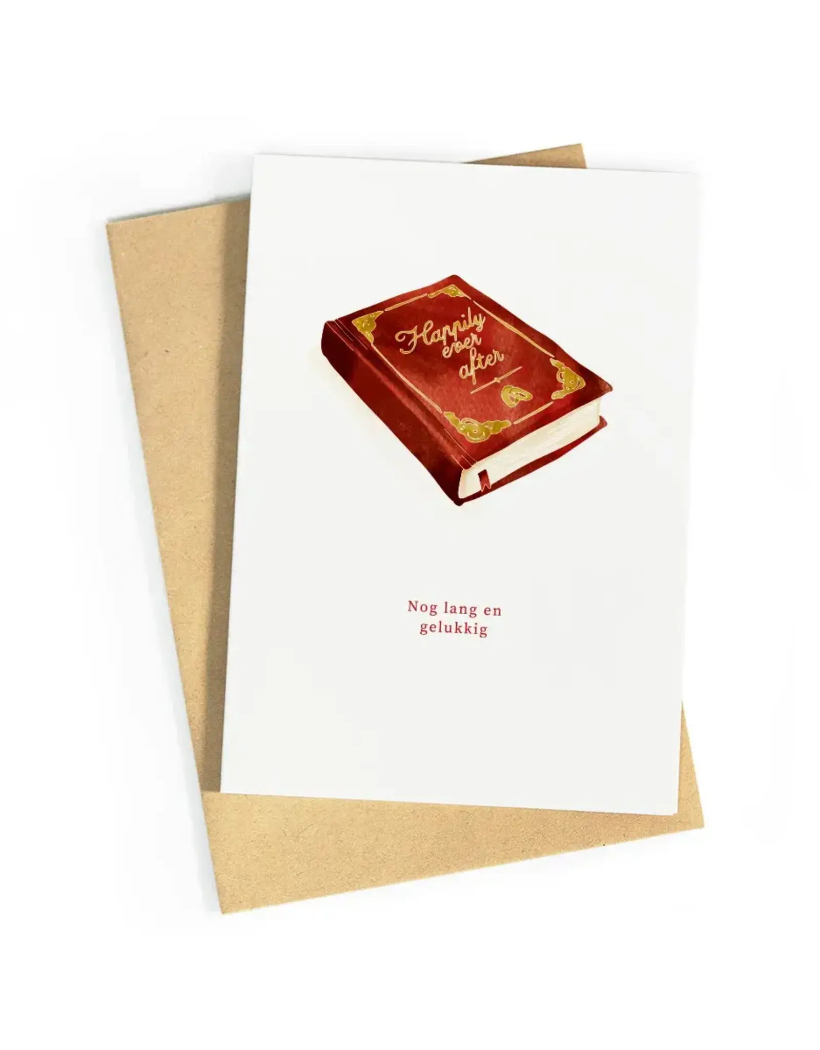 Studio Zwoane Wenskaart - Sprookjesboek - Dubbele kaart + Envelop