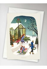 Vissevasse Wenskaart - Winter Feeling - Dubbele kaart + Envelop