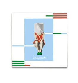 Laura Kerschot Tegel - Getting shit done - 13x13cm