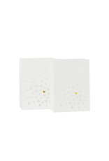 Raeder Lichtzakje - Hartjes 2 stuks - 14,5x8x20,5 cm