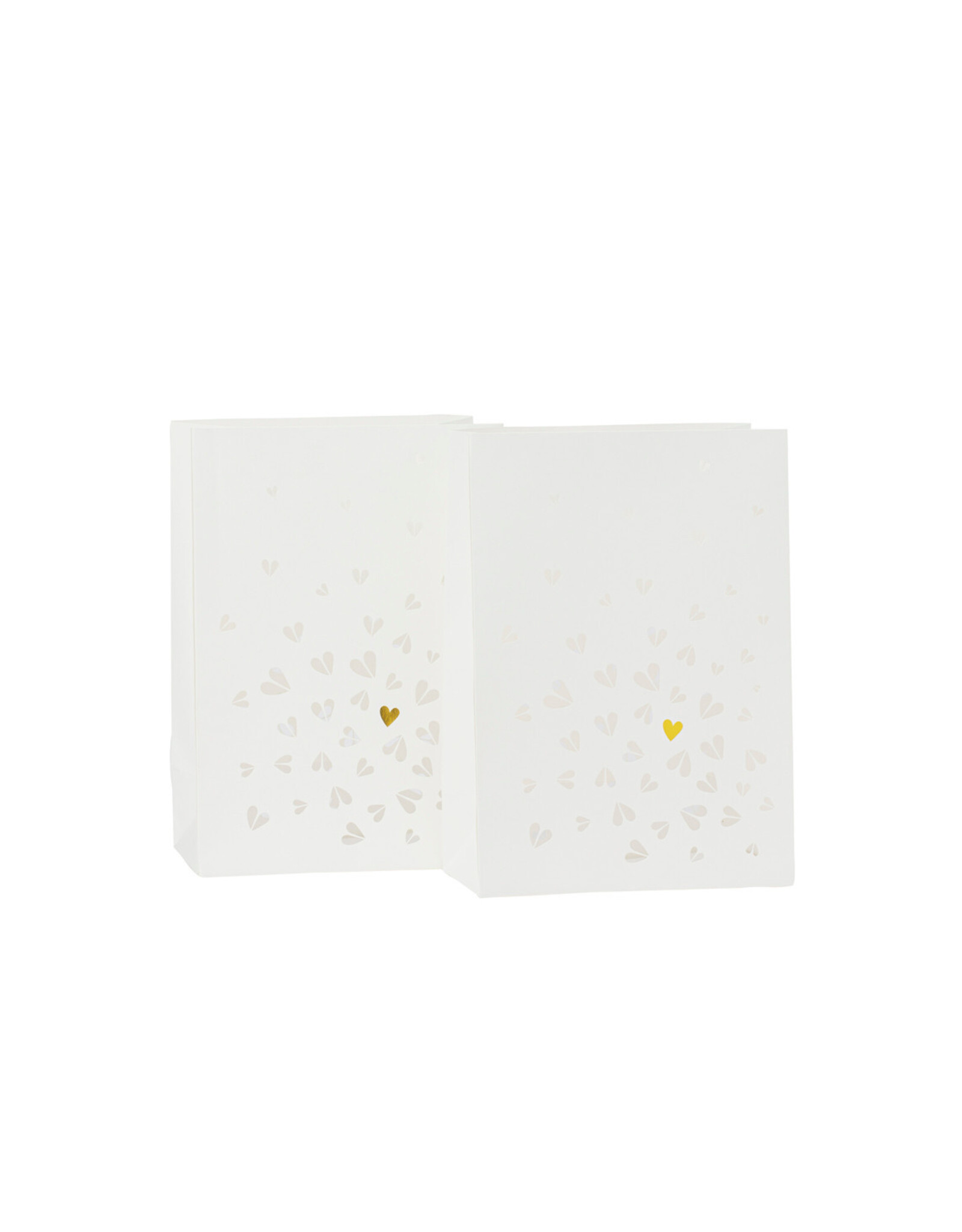 Raeder Lichtzakje - Hartjes 2 stuks - 14,5x8x20,5 cm