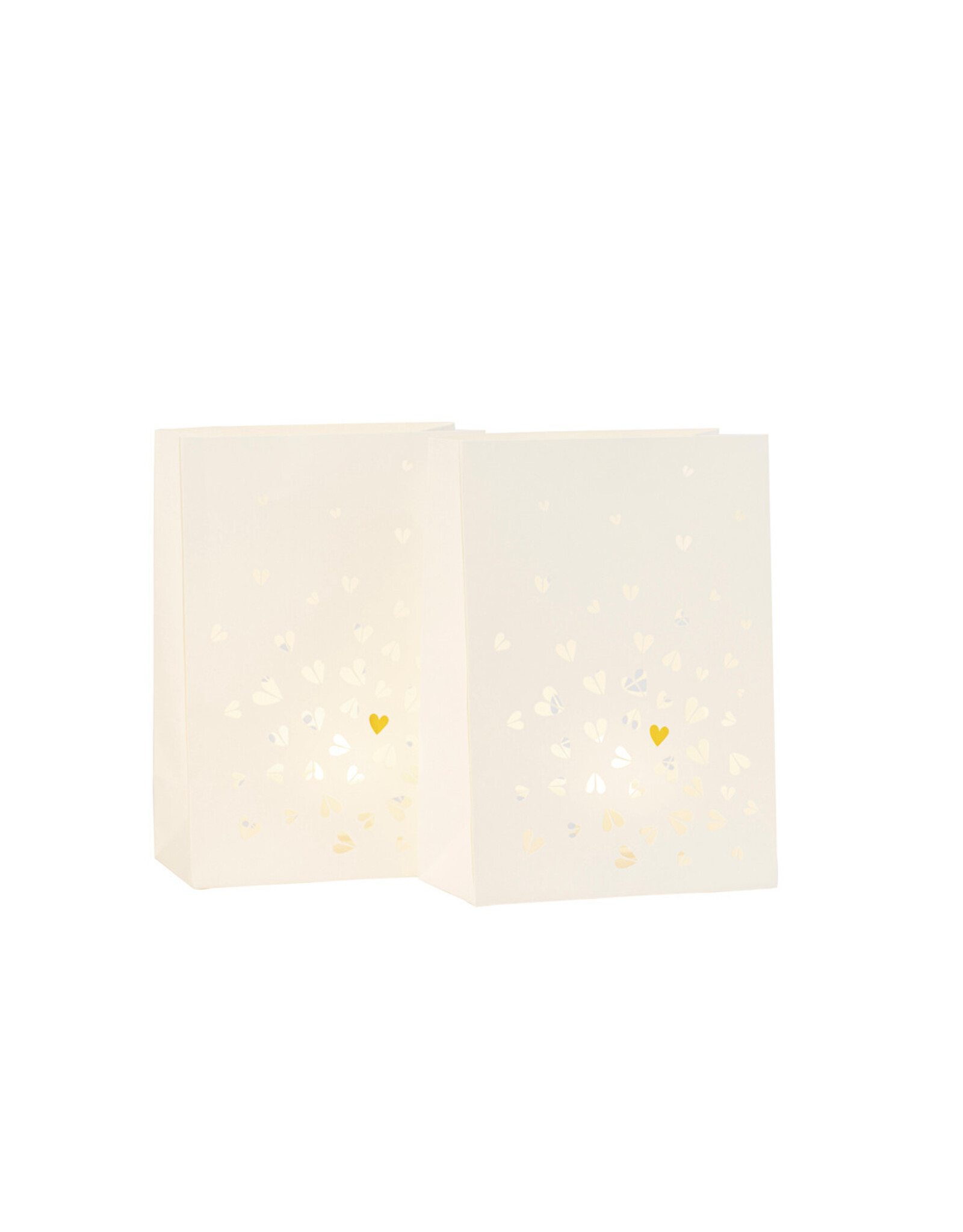 Raeder Lichtzakje - Hartjes 2 stuks - 14,5x8x20,5 cm