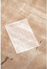 Roosmarijn Knijnenburg Doosje Gemis, Kaartjes