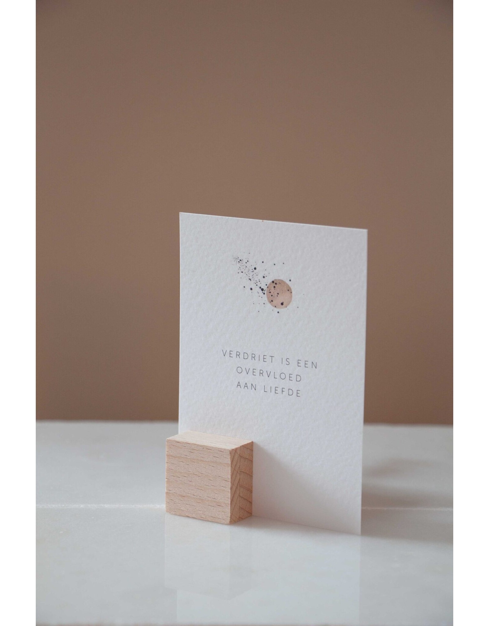 Roosmarijn Knijnenburg Troostkaartje - Verdriet is een overvloed aan liefde - A7