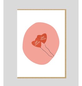 Josefien Wenskaart - Just married - Dubbele kaart + Envelop