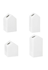 Raeder Huisvaasjes, Wit - 4st - 5,5/8,5 cm