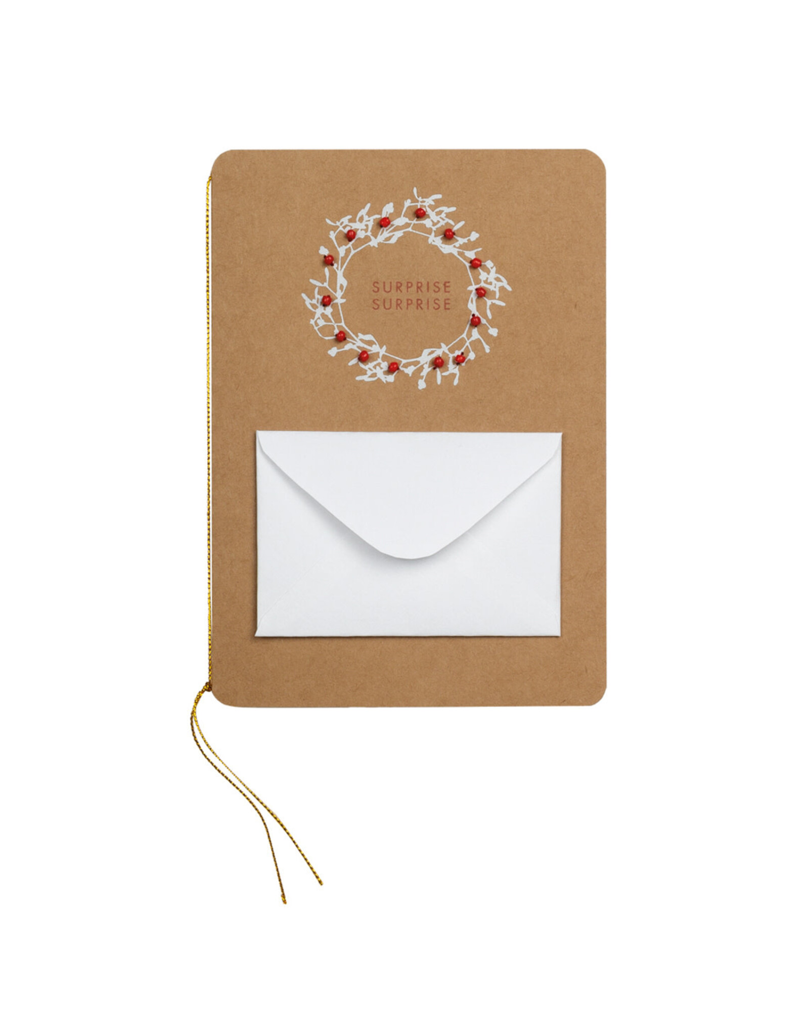 Raeder Wenskaart - Kerst - Surprise surprise - Dubbele kaart + Envelop