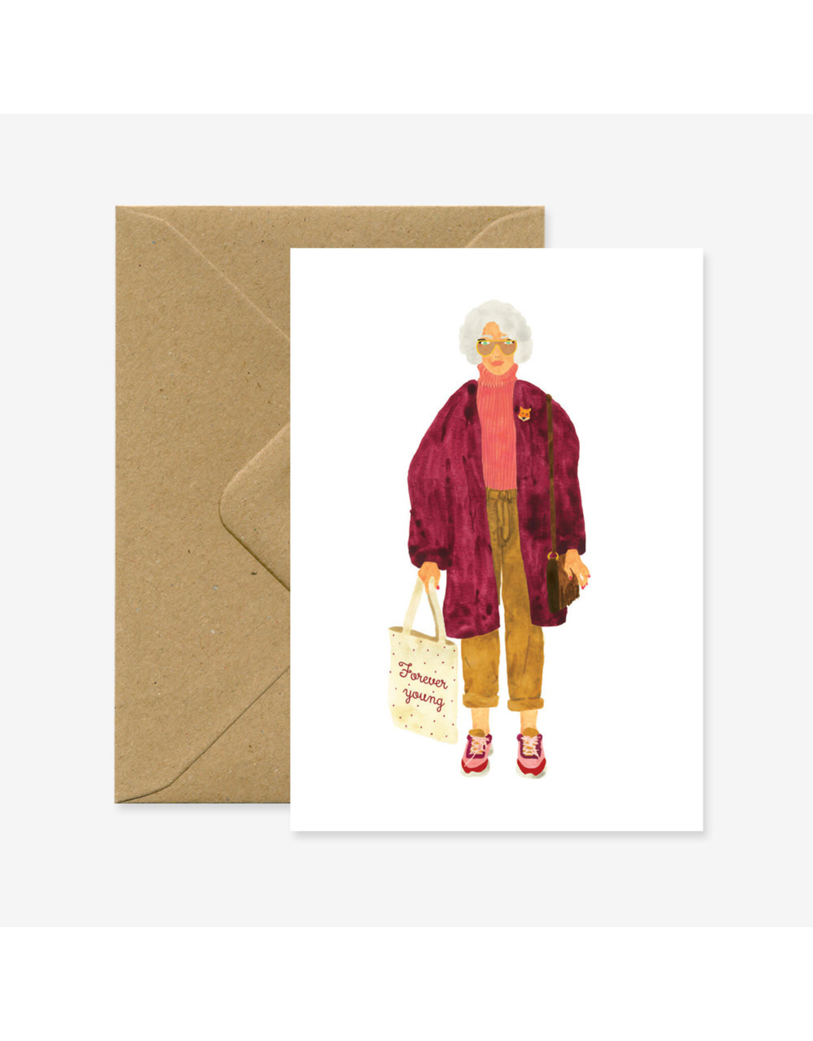 All The Ways to Say Wenskaart - Forever Young - Dubbele kaart + Envelop