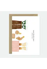 All The Ways to Say Wenskaart - Welcome baby family member - Dubbele kaart + Envelop