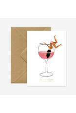 All The Ways to Say Wenskaart - Just one drink - Dubbele kaart + Envelop