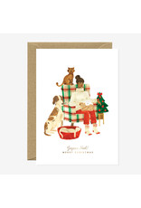 All The Ways to Say Wenskaart - Kerst - Xmas Family - Dubbele kaart + Envelop