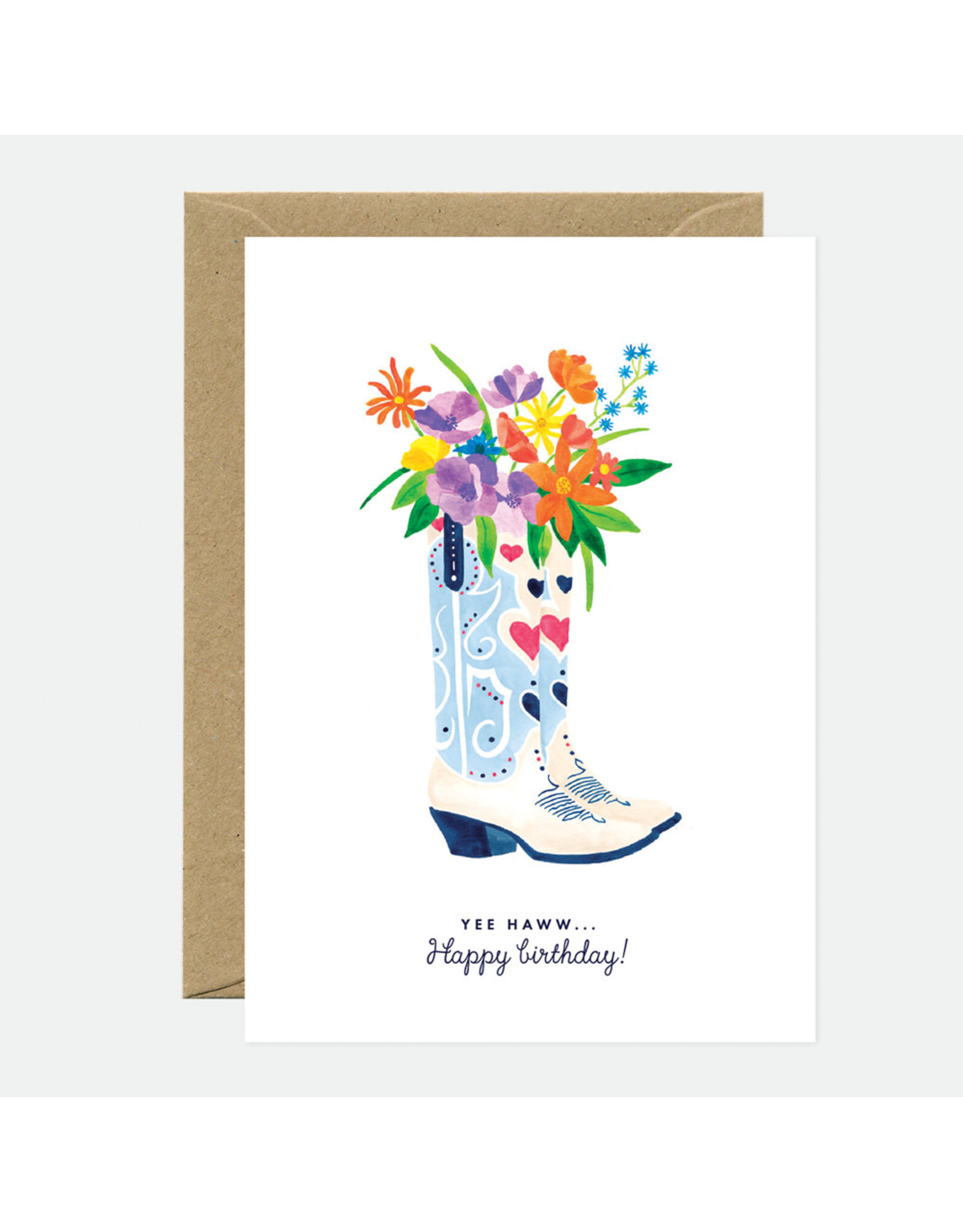 All The Ways to Say Wenskaart - Santiag Bday - Dubbele kaart + Envelop