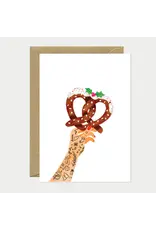 All The Ways to Say Wenskaart - Kerst - Christmas Bretzel - Dubbele kaart + Envelop