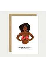 All The Ways to Say Wenskaart - Kerst - Merry Titsmas - Dubbele kaart + Envelop