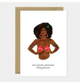 All The Ways to Say Wenskaart - Kerst - Merry Titsmas - Dubbele kaart + Envelop