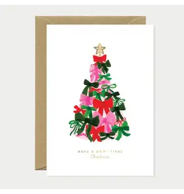 All The Ways to Say Wenskaart - Kerst - Bowtiful Christmas Tree - Dubbele kaart + Envelop