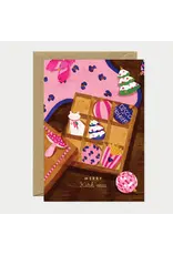 All The Ways to Say Wenskaart - Kerst - Merry Kitshmas - Dubbele kaart + Envelop