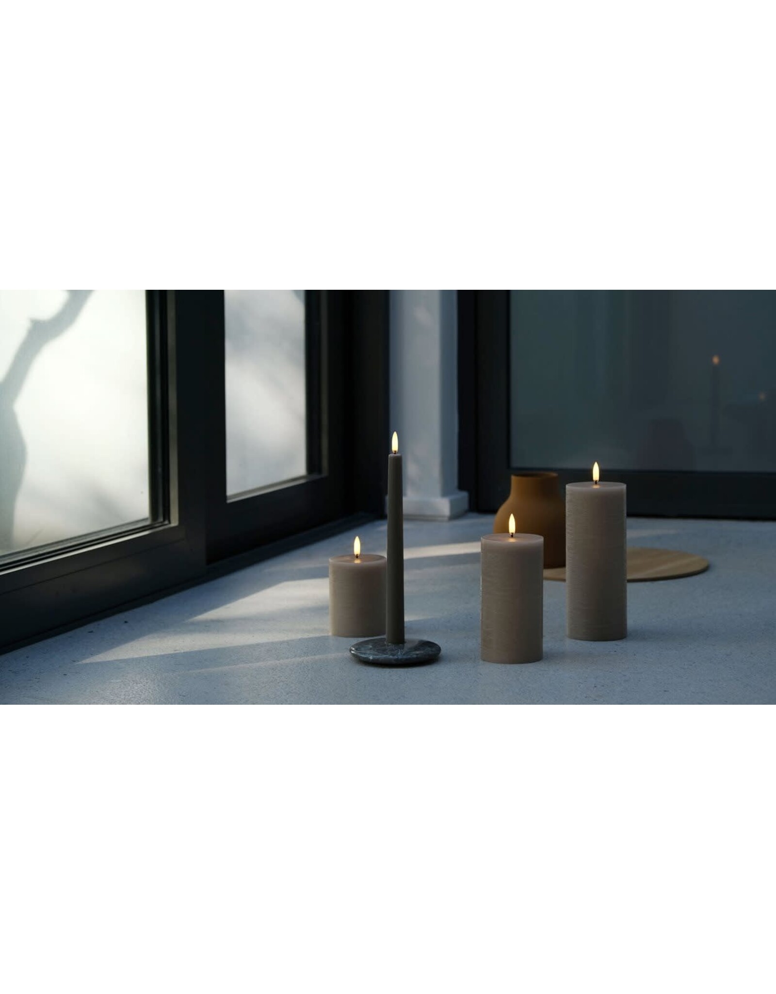 Uyuni Kandelaar - Grey - Ø 11,6x2