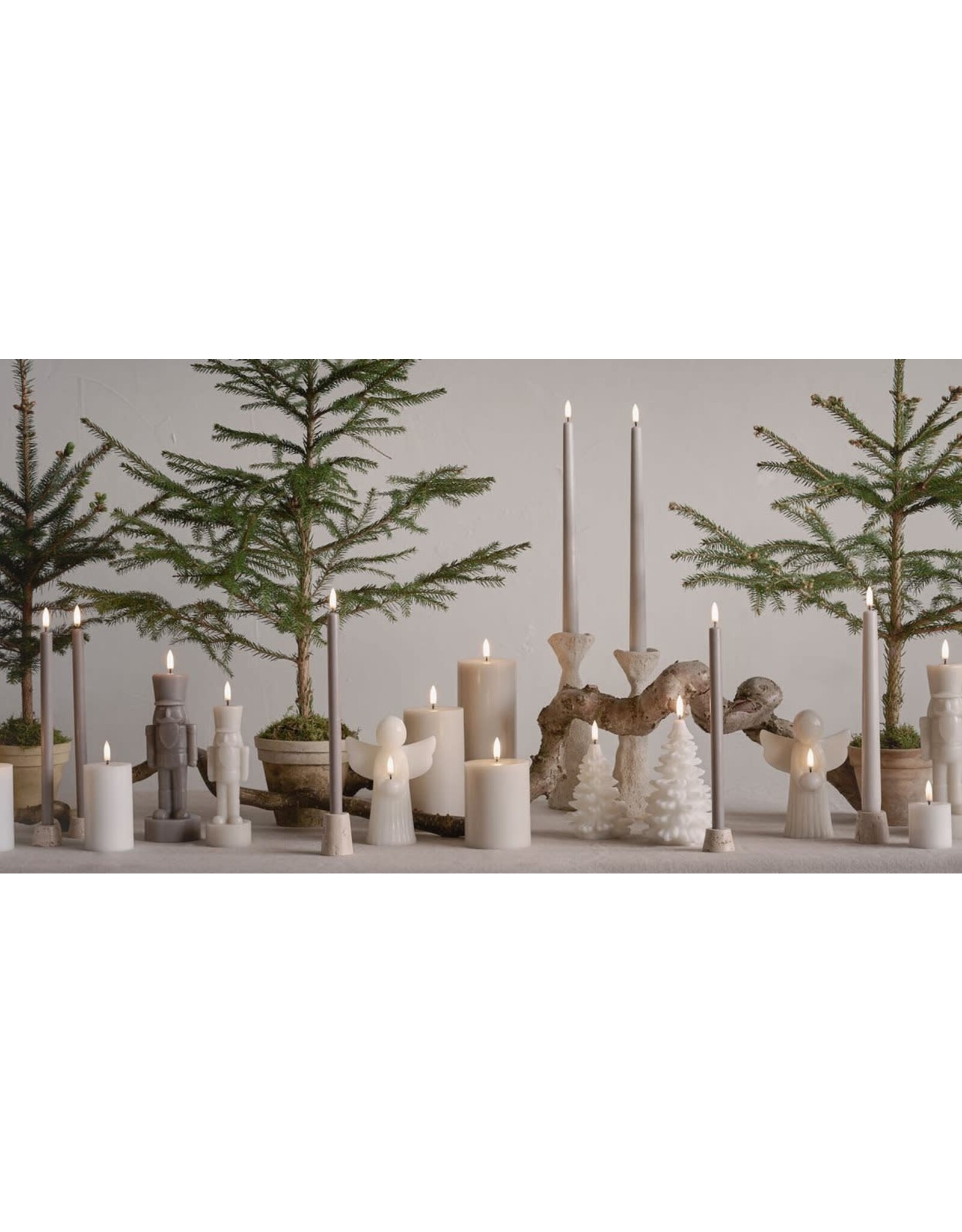 Uyuni Led Kaars, Engel - Vanilla - 11x15,5cm