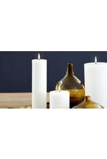 Uyuni Led Pillar Kaars - Nordic White - 10 x 10cm