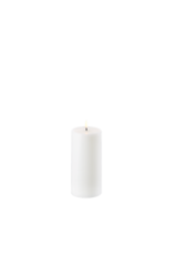 Uyuni Led Pillar Kaars - Nordic White - 7,8 x 15cm