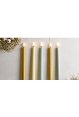 Uyuni Led, Tafelkaarsen - Dusty Green - 2st - Ø2,3x32cm